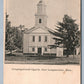 EAST LONGMEADOW MA CONGREGATIONAL CHURCH ANTIQUE POSTCARD