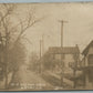 BENDERSVILLE PA R.R. STREET ANTIQUE REAL PHOTO POSTCARD RPPC