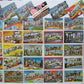 LOT of 37 VINTAGE GREETINGS POSTCARDS TX AL NC SC GA MO MS TN