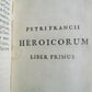 1682 LATIN POETRY COLLECTION by Petrus Francius PRIZED VELLUM BINDING ANTIQUE