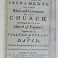 1789 BOOK OF COMMON PRAYER & PSALTER ENGLISH ANTIQUE Cambridge