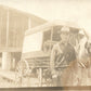 HORSE DRAWN WAGON ANTIQUE REAL PHOTO POSTCARD RPPC