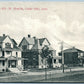 CEDAR FALLS IA 915-917-923 W. 23nd STREET ANTIQUE POSTCARD