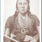 AMERICAN INDIAN TWO MOON UNDIVIDED ANTIQUE POSTCARD