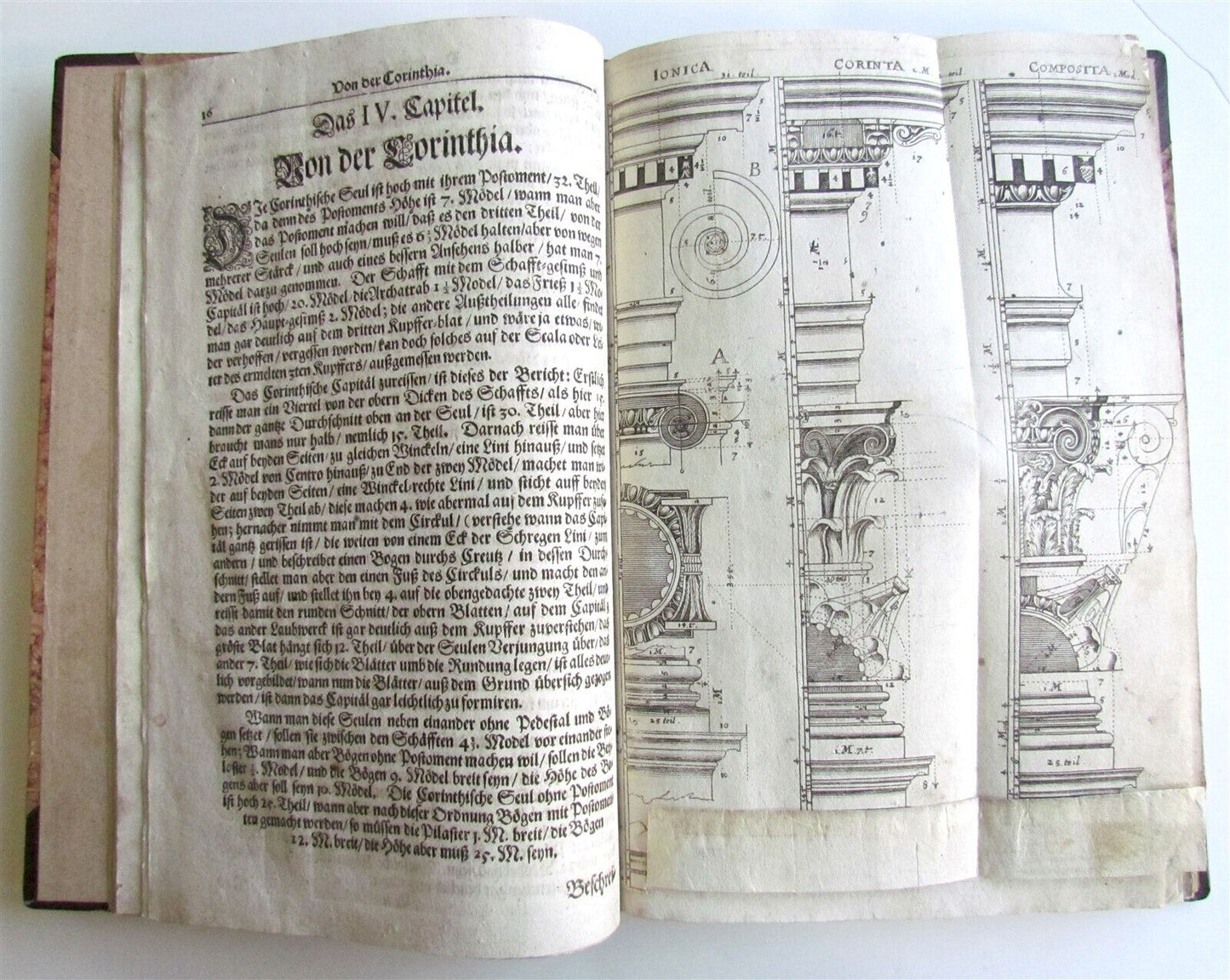 1672 ARCHITECTURE Georg Caspar ERASMUS antique ILLUSTRATED Seulen-Buch GERMAN