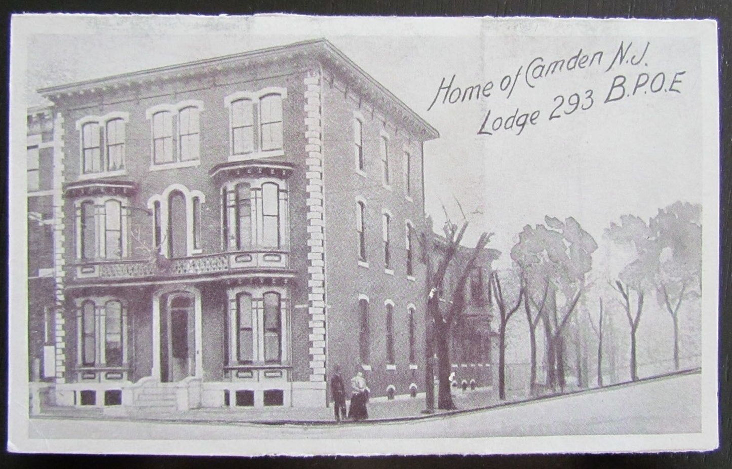 CAMDEN N.J. VIEWS ANTIQUE FOLDING POSTCARD