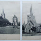 2 VINTAGE POSTCARDS OLD BELL HOUSE & D.R. CHURCH CALEDON SOUTH AFRICA