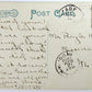 ANTIQUE 1908 POSTCARD HIGH SCHOOL CANTON N.Y.