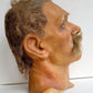 ANTIQUE WAX MANNEQUIN HEAD rare LIFE SIZE tortured soul