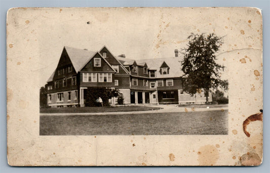 HOLYOKE MA HOME FOR AGED PEOPLE ANTIQUE REAL PHOTO POSTCARD RPPC