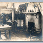 SPRING LAKE NJ CALHOUN SCHOOL LIBRARY ANTIQUE REAL PHOTO POSTCARD RPPC