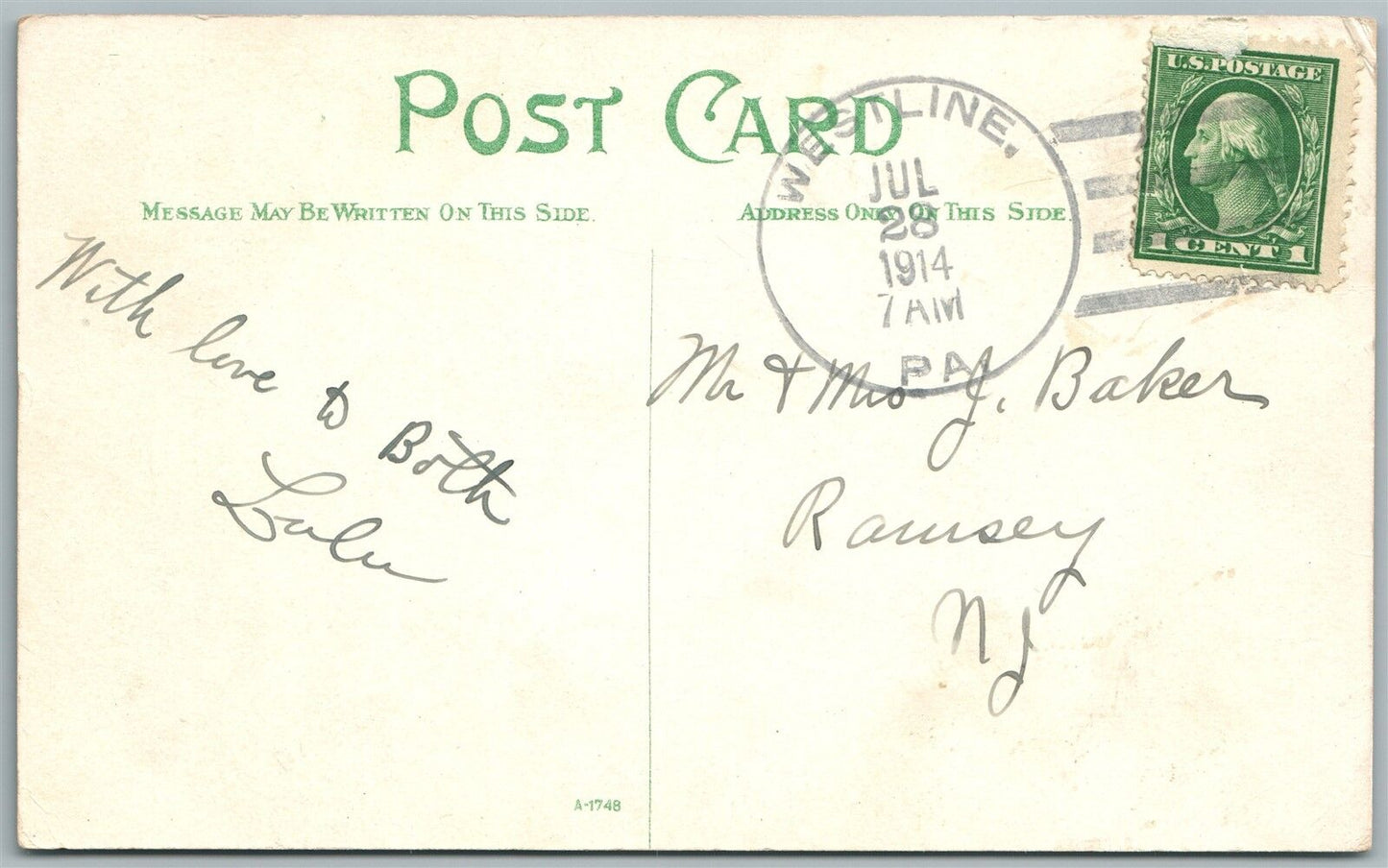 BRADFORD PA SHOOTING AN OIL WELL 1914 ANTIQUE POSTCARD