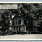 DANBURY CT THOMPSON HOUSE VINTAGE POSTCARD