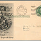 PLEASANTVILLE NY FLEETWOOD UNITED NATIONS COVERS & STAMPS ANTIQUE POSTCARD