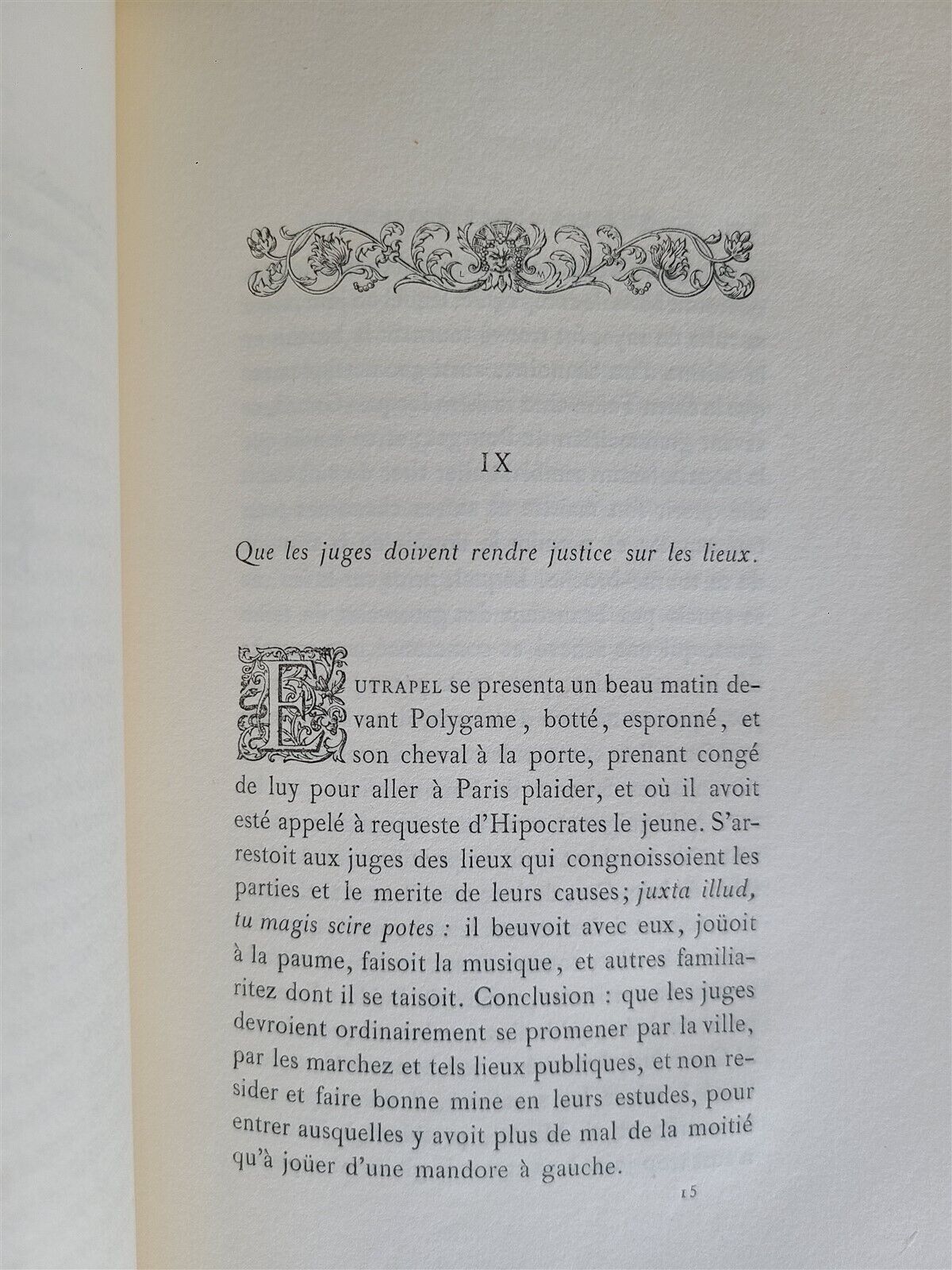 1875 CONTES et DISCOURS D'EUTRAPEL antique 2 VOLUMES LIMITED EDITION in FRENCH