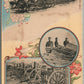 JAPANESE ARTILLERY AT KIULIENCHENG CHINA JIULIANCHENG ANTIQUE POSTCARD