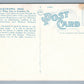 TOBYHANNA PA ALONG LACKAWANNA TRAIL ANTIQUE POSTCARD