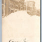 KANE PA WINTER SCENE ANTIQUE REAL PHOTO POSTCARD RPPC