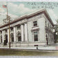 ATLANTIC CITY N.J. POST OFFICE 1906 ANTIQUE UNDIVIDED POSTCARD