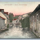 GOTTINGEN GERMANY PARTIE AM LEINEKANAL ANTIQUE POSTCARD