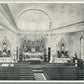 HAWLEY PA PHILOMENA'S CATHOLIC CHURCH INTERIOR 1906 ANTIQUE POSTCARD