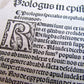 1499 INCUNABULA FOLIO antique Sacred letters of St.Paul interpretation INCUNABLE