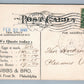 PHILADELPHIA PA GIBBS & BRO GROCERY ADVERTISING ANTIQUE POSTCARD