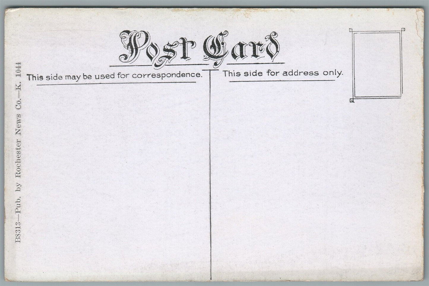 ONEONTA NY THE NEW BLOCK ANTIQUE POSTCARD