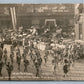 TOLEDO OH KING WAMBA CARNIVAL PARADE 1909 ANTIQUE REAL PHOTO POSTCARD RPPC