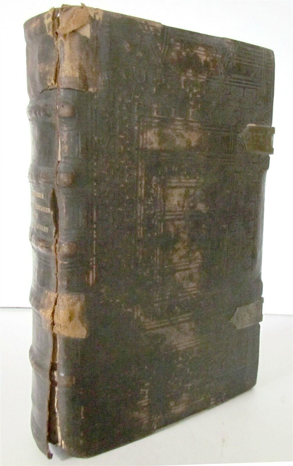 1614 BIBLE in DUTCH BIBLIA NEEERLANDICA NEW TESTAMENT antique FOILO