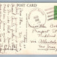 BARNEGAT BAY NJ SAILING VINTAGE POSTCARD