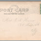 FITCHBURG MA POLICE STATION ANTIQUE REAL PHOTO POSTCARD RPPC