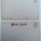 LOT OF 2 VINTAGE UNDIVIDED POSTCARDS - BOWDOLN COLLEGE BRUNSWICK MAINE