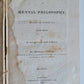 1832 ELEMENTS of MENTAL PHILOSOPHY by THOMAS UPHAM antique Boston