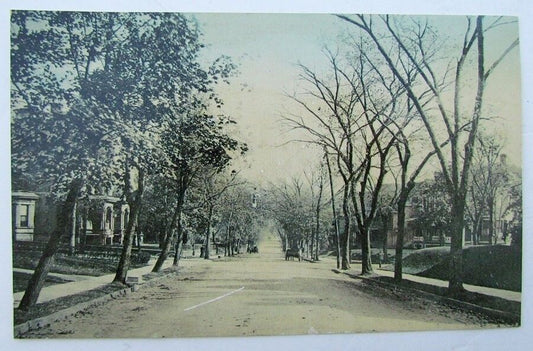 VINTAGE POSTCARD ELIZABETH New Jersey NJ STREET SCENE