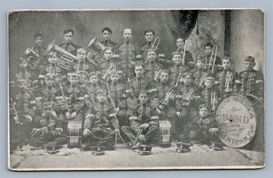 ALLENTOWN PA YOUNG AMERICA BAND ANTIQUE POSTCARD