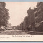 CARTHAGE NY STATE STREET LOOKING WEST ANTIQUE POSTCARD