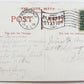 1908 VINTAGE POSTCARD CUTE KITTY ELMWOOD RAILROAD STATION CANCEL RHODE ISLAND