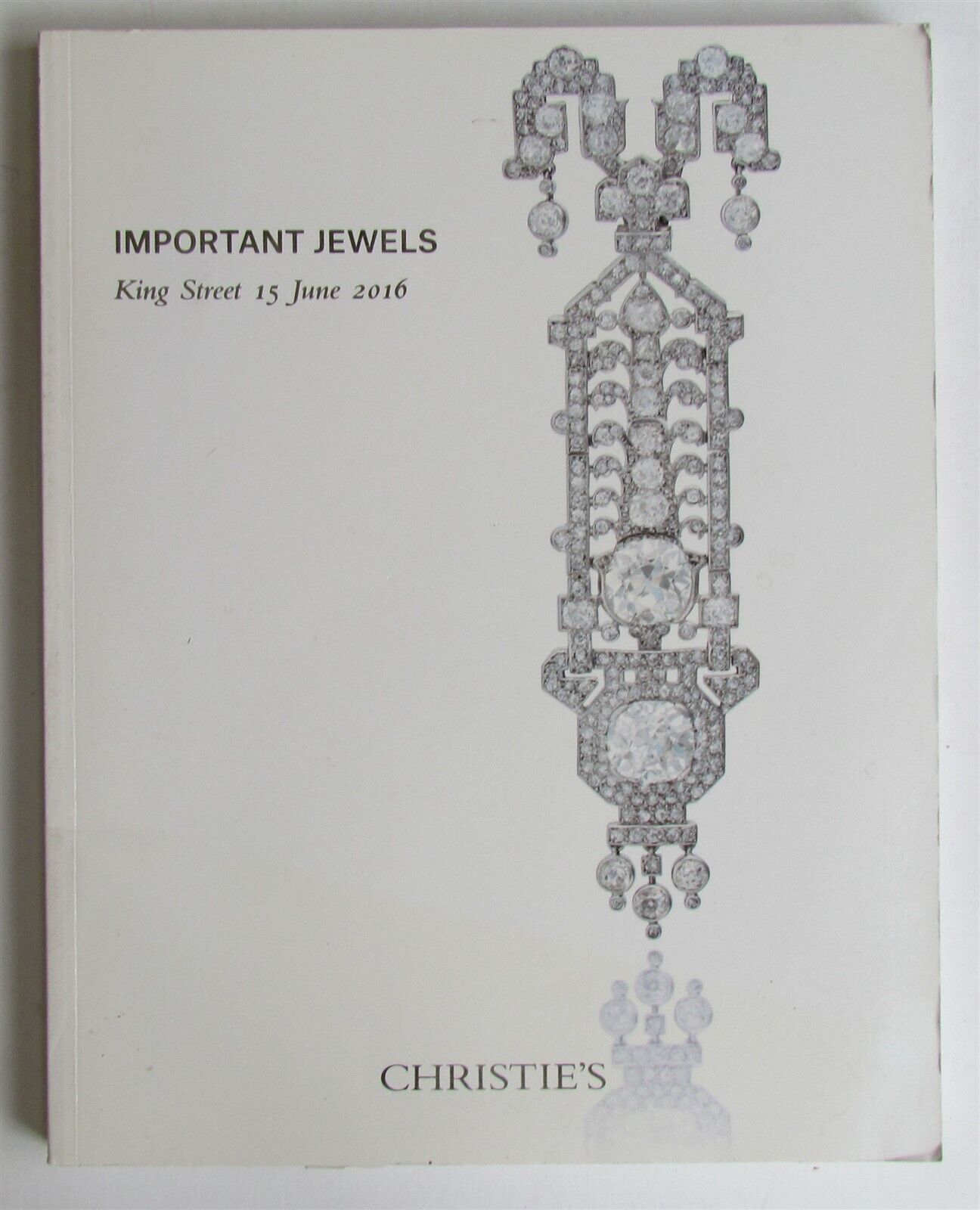 IMPORTANT JEWELS CHRISTIE'S 2016 AUCTION CATALOG