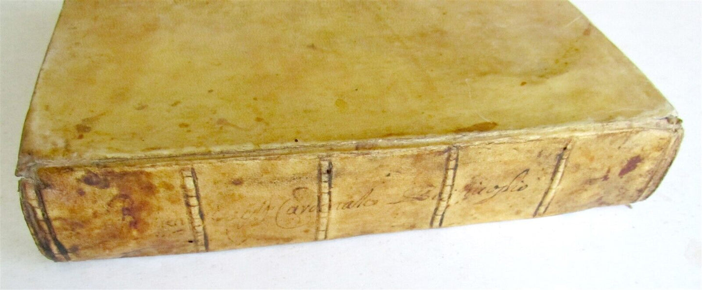 1630 RELATIONI DEL CARDINALE BENTIVOGLIO antique VELLUM BOUND