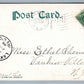 LONG BRANCH NJ CEDAR AVENUE ANTIQUE POSTCARD