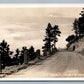 BULL DOG ROCK LOOKOUT MT.ROAD TN VINTAGE REAL PHOTO POSTCARD RPPC