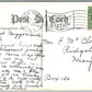 KEANSBURG NJ HOTEL & PIER 1911 ANTIQUE POSTCARD