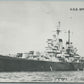 MILITARY SHIP USS SPRINGFIELD ANTIQUE POSTCARD