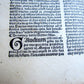 1499 INCUNABULA Sermones de sanctis by Jacobus de Voragine INCUNABLE ANTIQUE