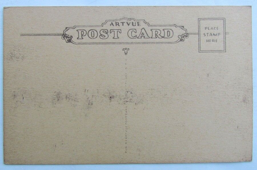 VINTAGE POSTCARD ROBBINS HOUSE FROM THE EAST WARD MANOR RED HOOK NY