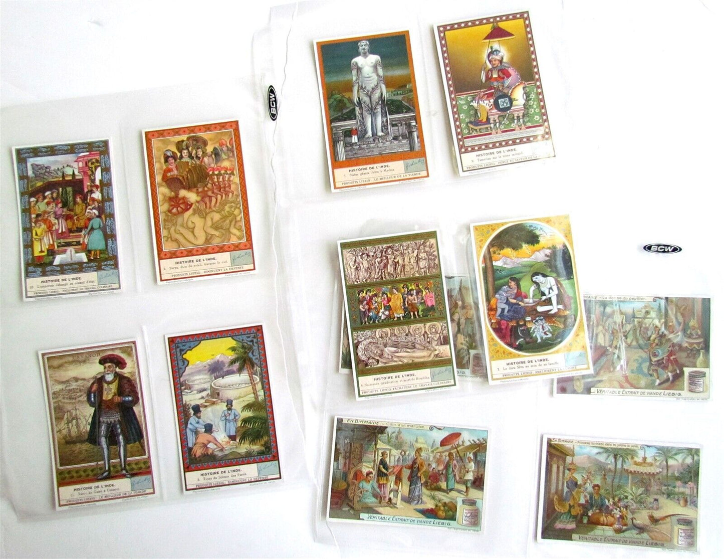 LIEBIG COMPANY 131 TRADE CARDS COLLECTION antique