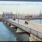 VINTAGE 1908 POSTCARD NEW BEDFORD & FAIRHAVEN BRIDGE MA trolley railroad railway