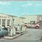 PARMA OH STANDARD OIL GAS STATION VINTAGE POSTCARD