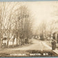 BARTON NY SPENCER STREET ANTIQUE REAL PHOTO POSTCARD RPPC